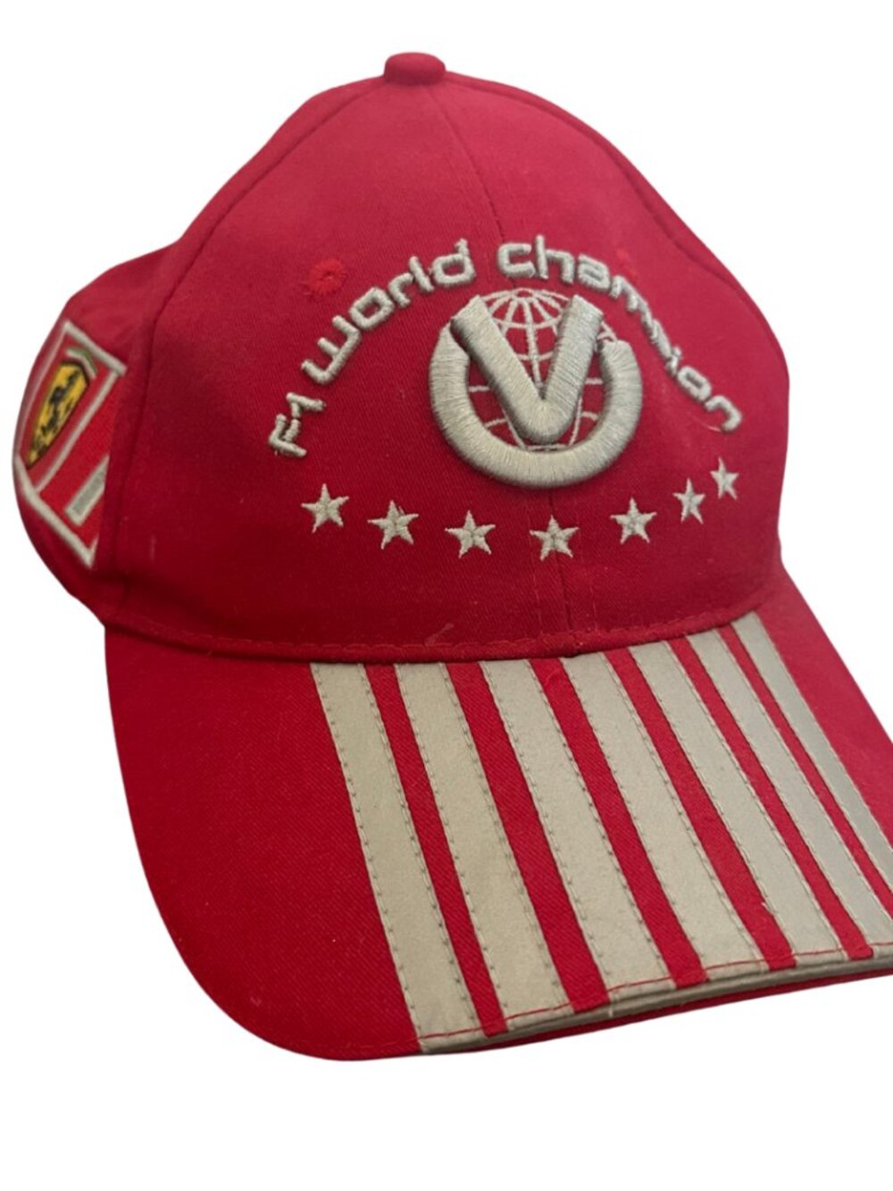 Vintage Michael Schumacher Ferrari 7x Formula 1 World Champion Hat